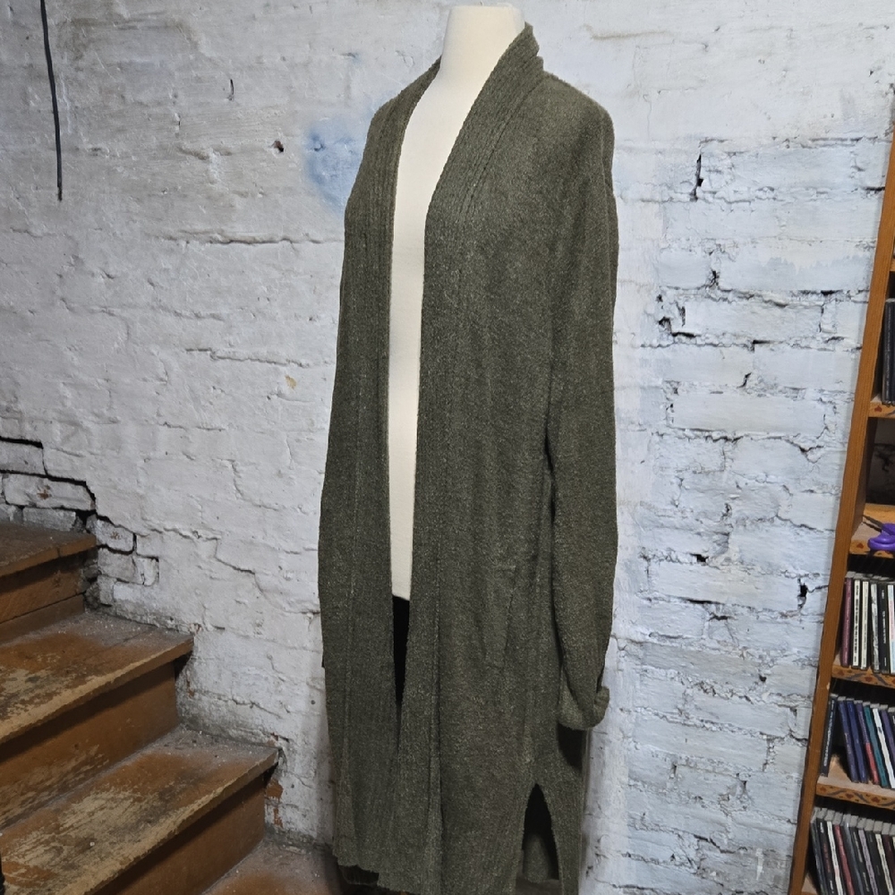 Barefoot Dreams Forest Green Women's Cardigan